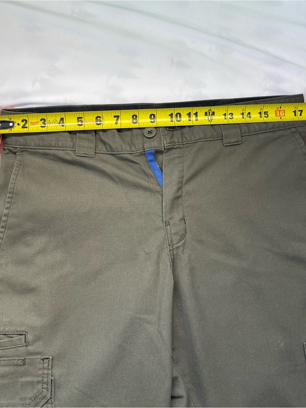 Dickies Men's Olive Green Cargo Work Pants - Picture 8 of 10